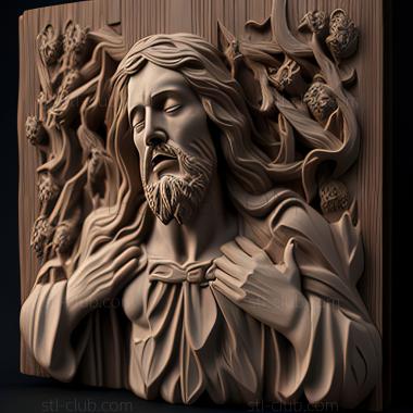 3D model st jesus (STL)